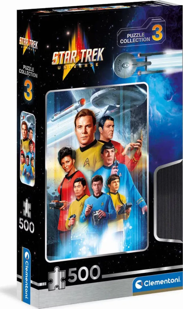 Clementoni Puslespil - Star Trek - Puzzle Collection 3 - 500 Brikker