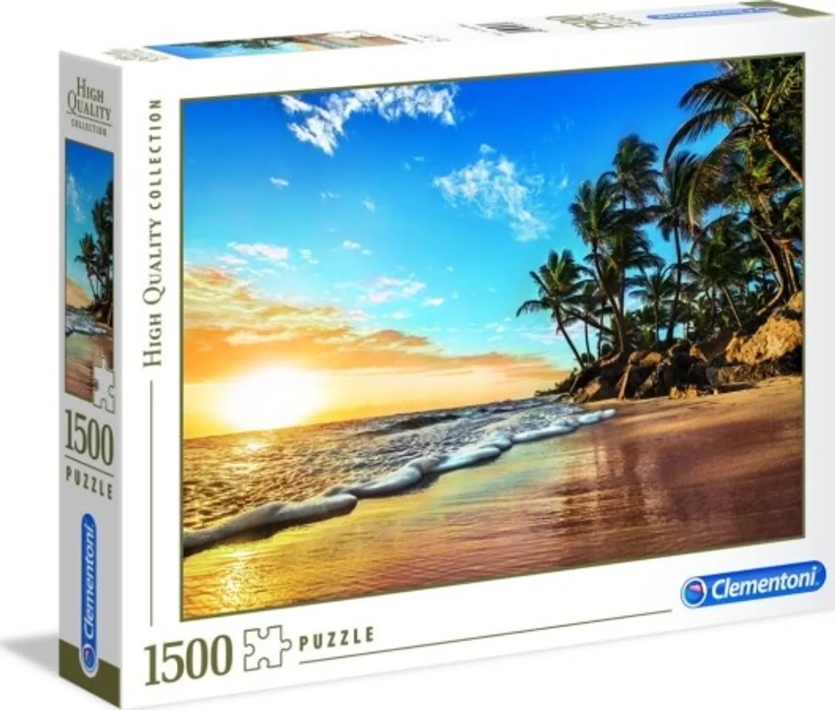 Clementoni Puslespil - Tropical Sunrise - High Quality - 1500 Brikker