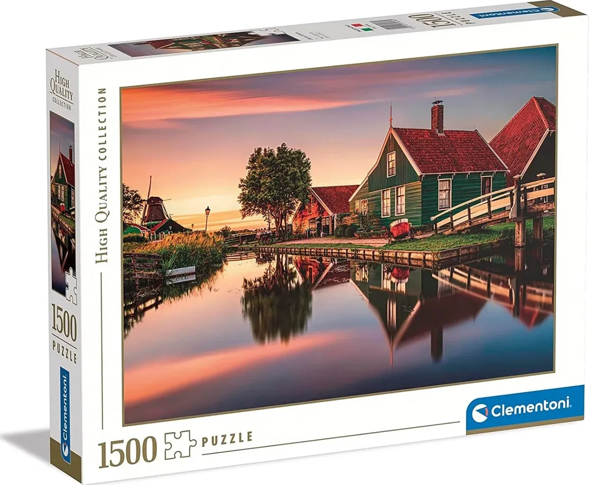 Clementoni Puslespil - Zaanse Shans - High Quality - 1500 Brikker