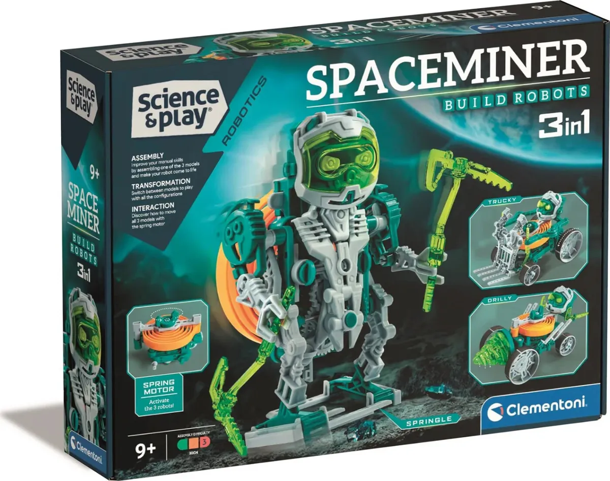 Clementoni - Science & Play Robotics - Spaceminer