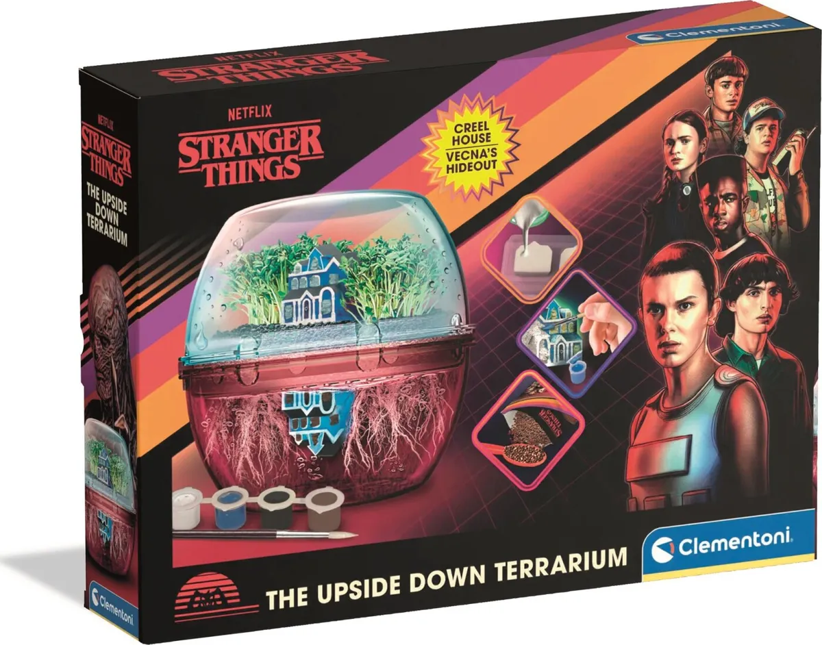 Clementoni - Stranger Things - Vecna's House - Upside Down Terrarium