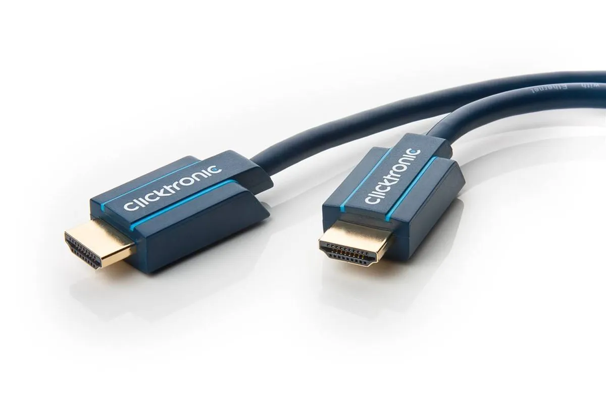 Clicktronic 2.0 HDR High Speed 4K HDMI kabel med Ethernet - 15 m