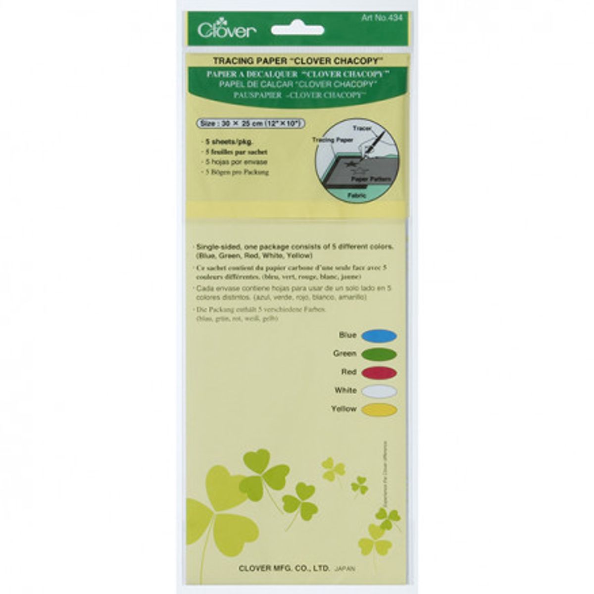 Clover Carbon Papir 30x25 cm - 5 stk