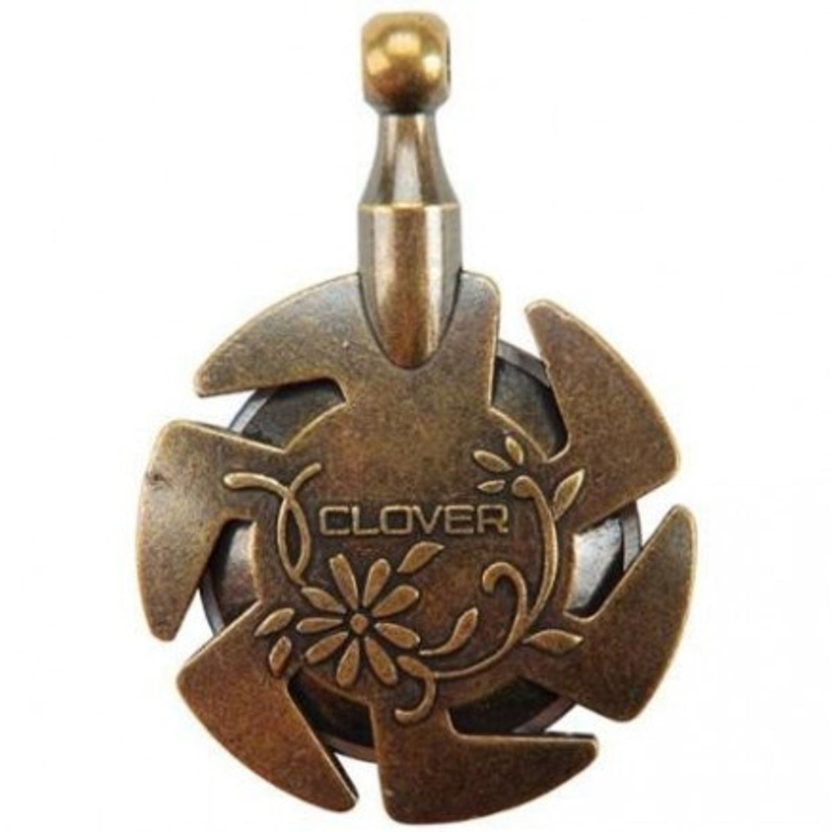 Clover Garn Cutter 3,5cm Antik guld