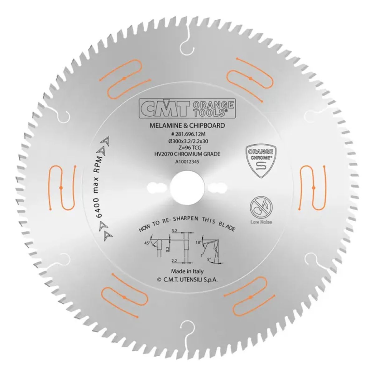 CMT Klinge 250x3,2x30 Z80 TF Chrom - 281.680.10M