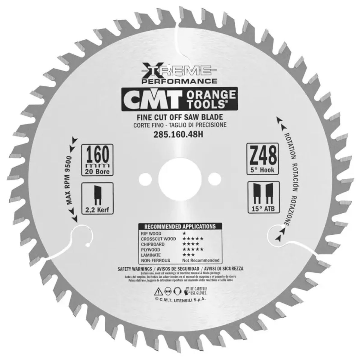 CMT Klinge 315x3,2x30 Z72 GW - 285.072.13M