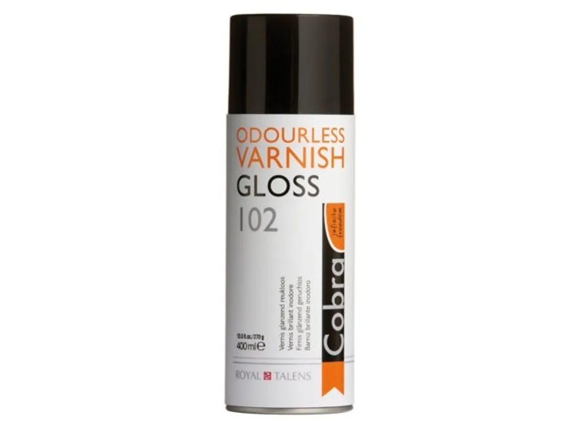 Cobra 102 - 400 ml Spray Varnish Gloss