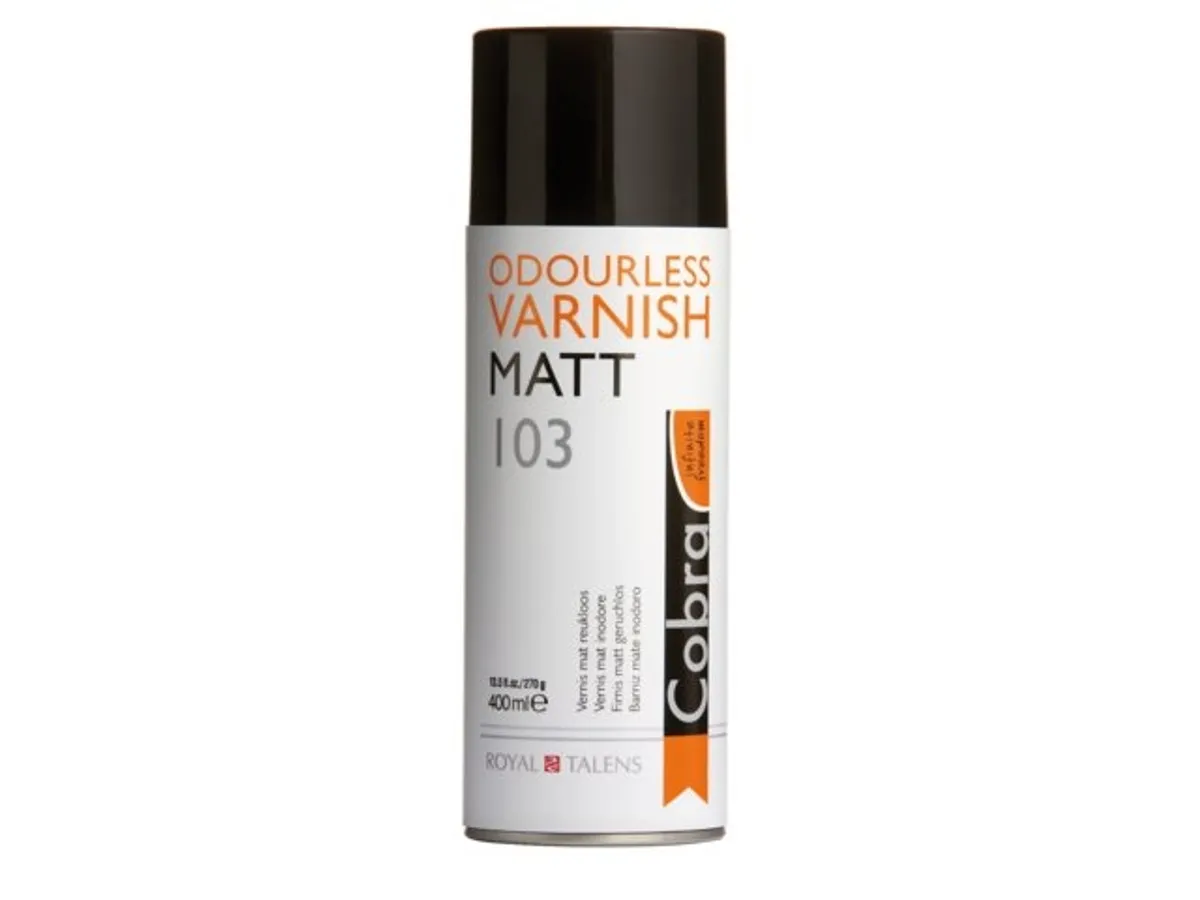 Cobra 103 - 400 ml Spray Varnish Matt