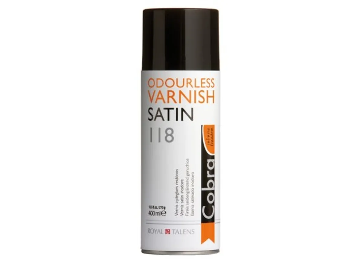 Cobra 118 - 400 mlSpray Varnish Satin