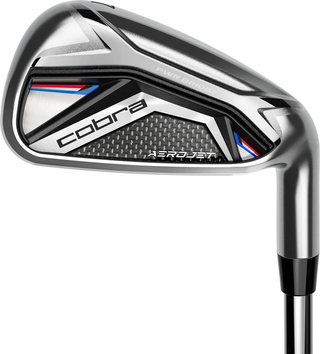 Cobra Aerojet Herre Jernsæt - Chrome - Højre - 5-9, PW - KBS Tour Lite Stiff Stål