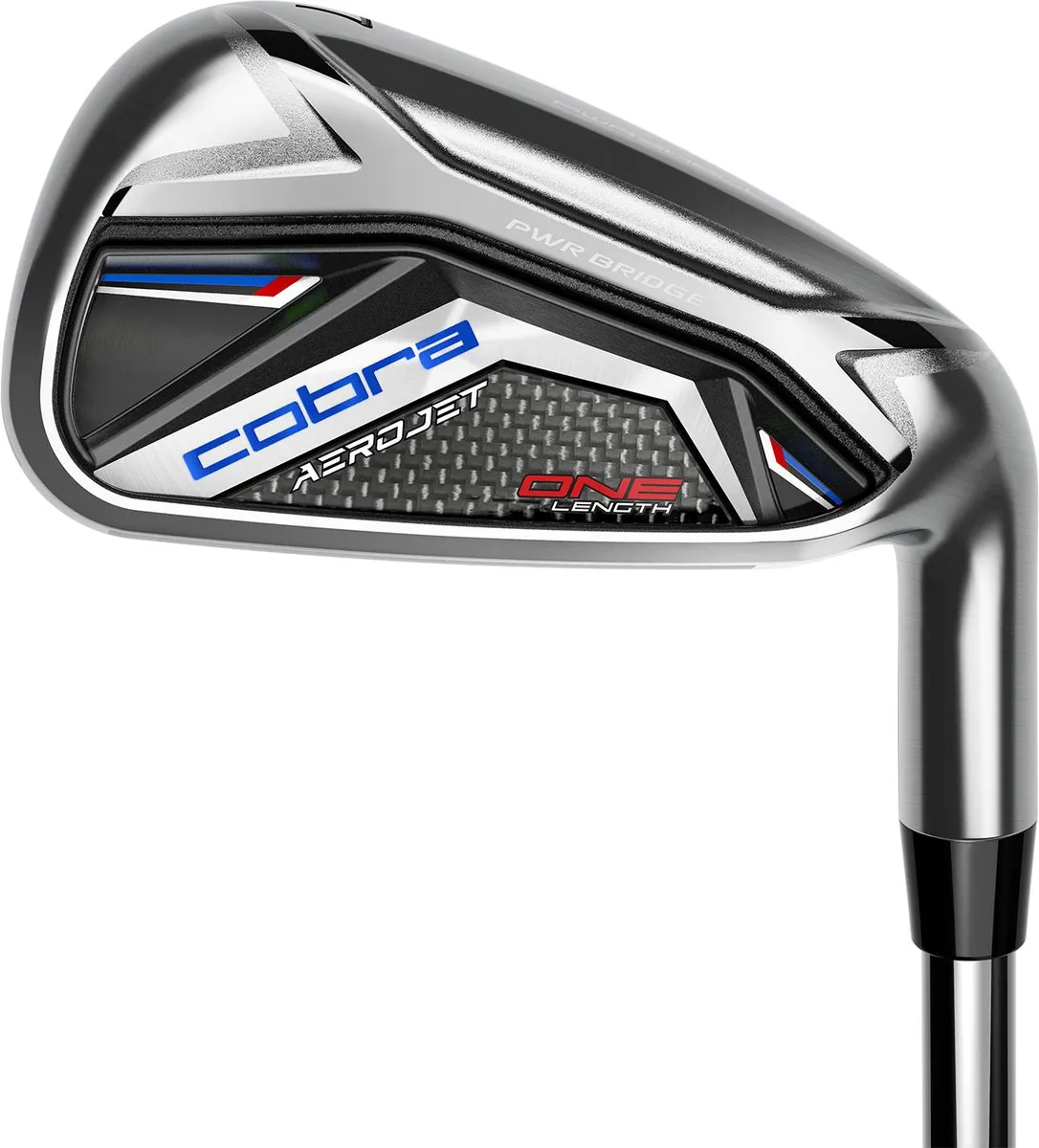 Cobra Aerojet One Length Herre Jernsæt - Chrome - Højre - 5-9, PW - KBS Tour Lite Regular Stål