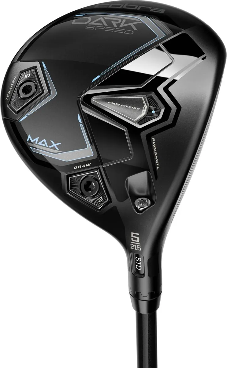 Cobra Darkspeed Max Dame Fairwaykølle - Sort - Højre - 18.5° (3 Kølle) - UST Mamiya Helium Nanocore 4 Dame F1 Grafit