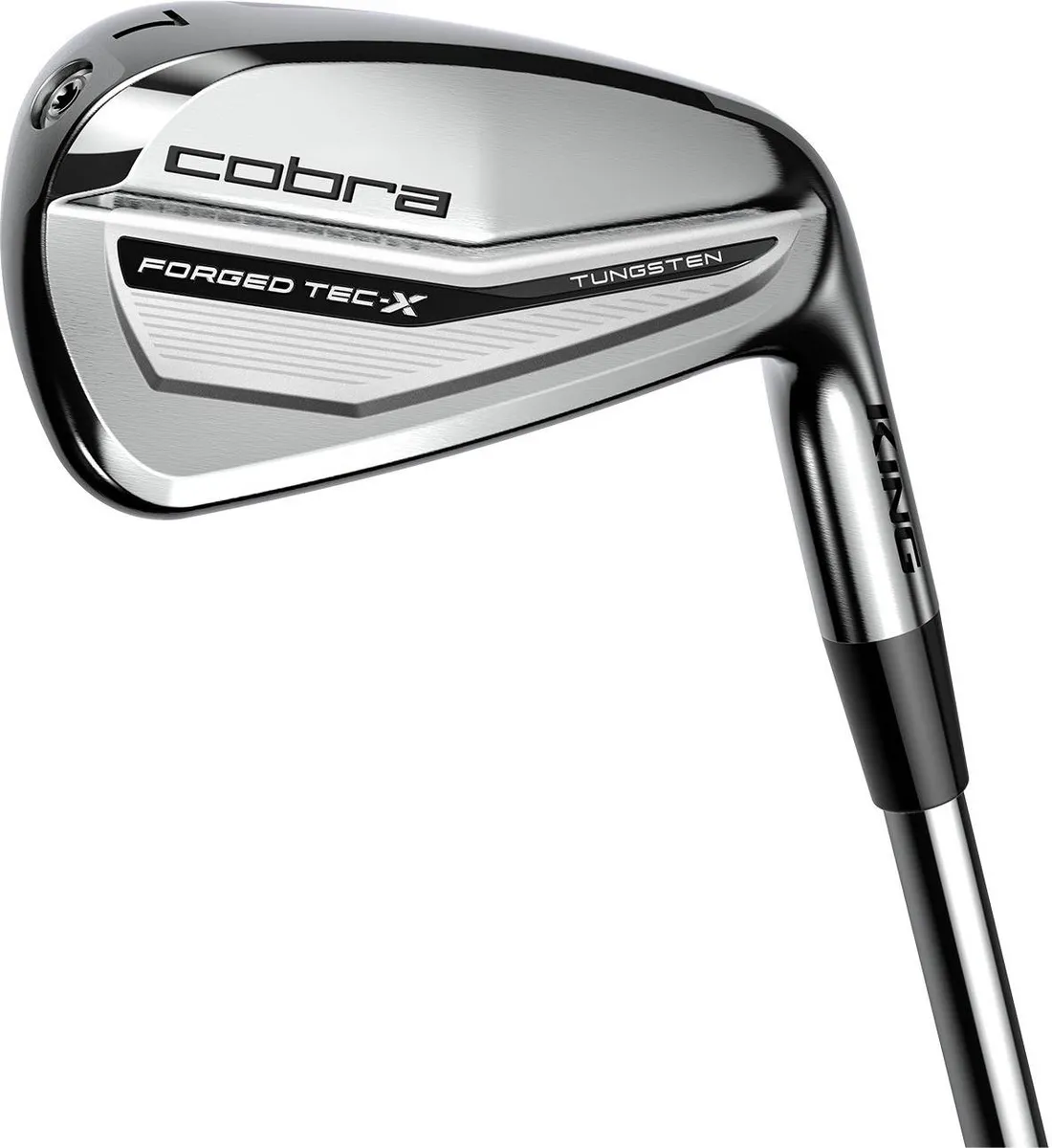 Cobra King Forged Tec X Herre Jernsæt - Chrome - Højre - 5-9, PW - KBS Tour Lite Regular Stål