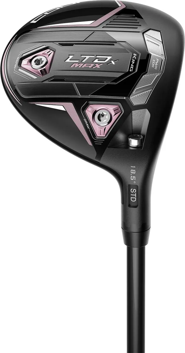 Cobra King LTDx MAX Dame Fairwaykølle - Sort - Hånd: Højre - Loft: 25.5° - Skaft: UST Mamiya Helium Nanocore 4, Dame F1 Flex, Grafit