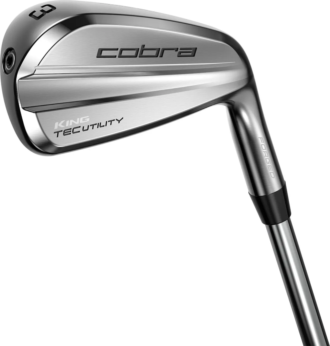 Cobra King Tec (2023) Herre Utility Jern - Chrome - Hånd: Højre - Loft: 19.0° (3) - Skaft: Mitsubishi Chemical MMT 80, Stiff Flex, Grafit