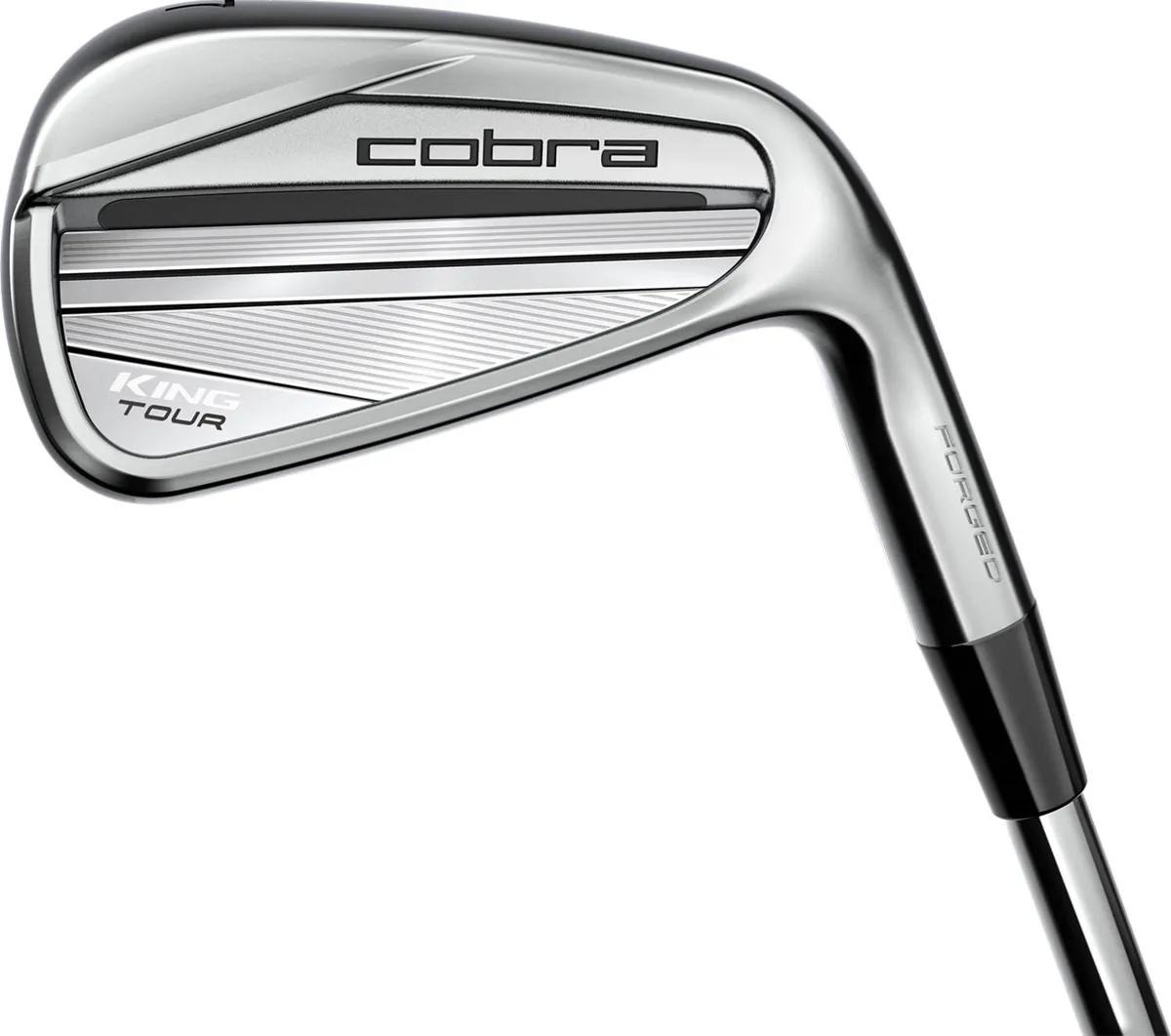 Cobra King Tour (2023) Herre Jernsæt - Chrome - Højre - 4-9, PW - KBS S-Taper 120 Stiff Stål