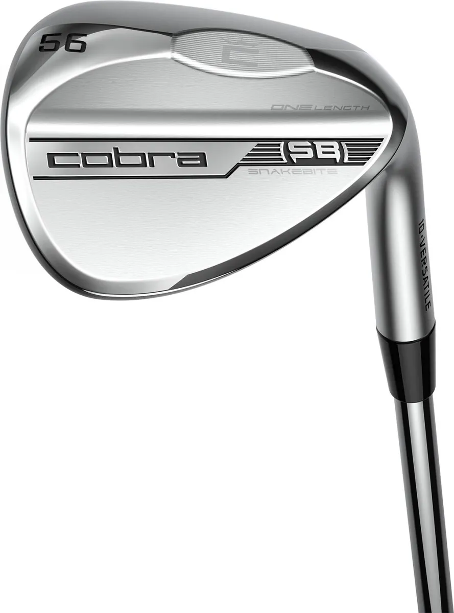 Cobra Snakebite One Length Versatile Herre Gap Wedge - Chrome - Højre - 52.0° / 08° / Versatile - KBS HI Rev 2.0 Stiff Stål