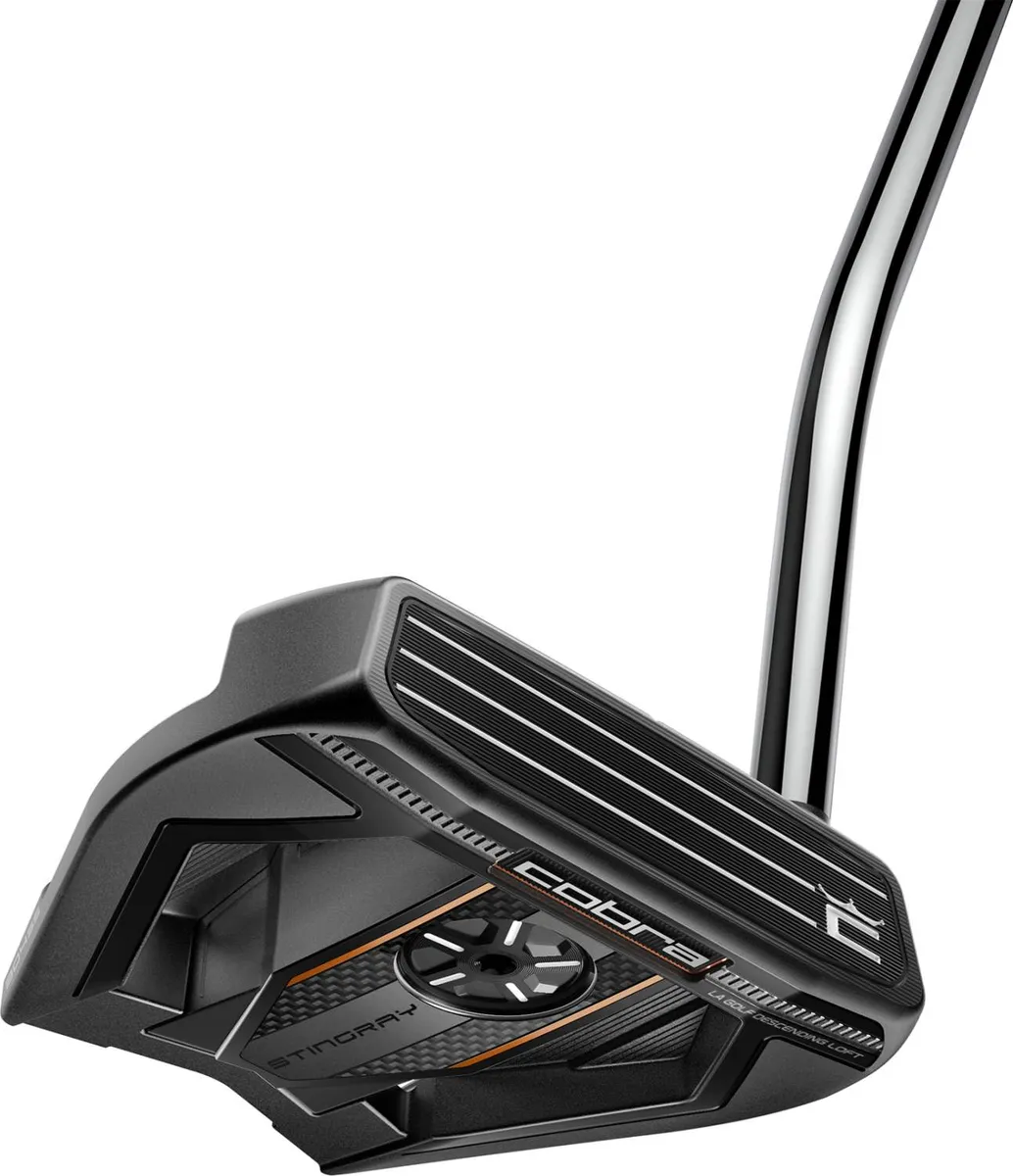 Cobra Vintage Stingray (2024) Single Bend Neck Putter - Grå - Venstre - Str. 34" - Super Stroke Zenergy Pistol 1.0 1.0 Hvid/Sort