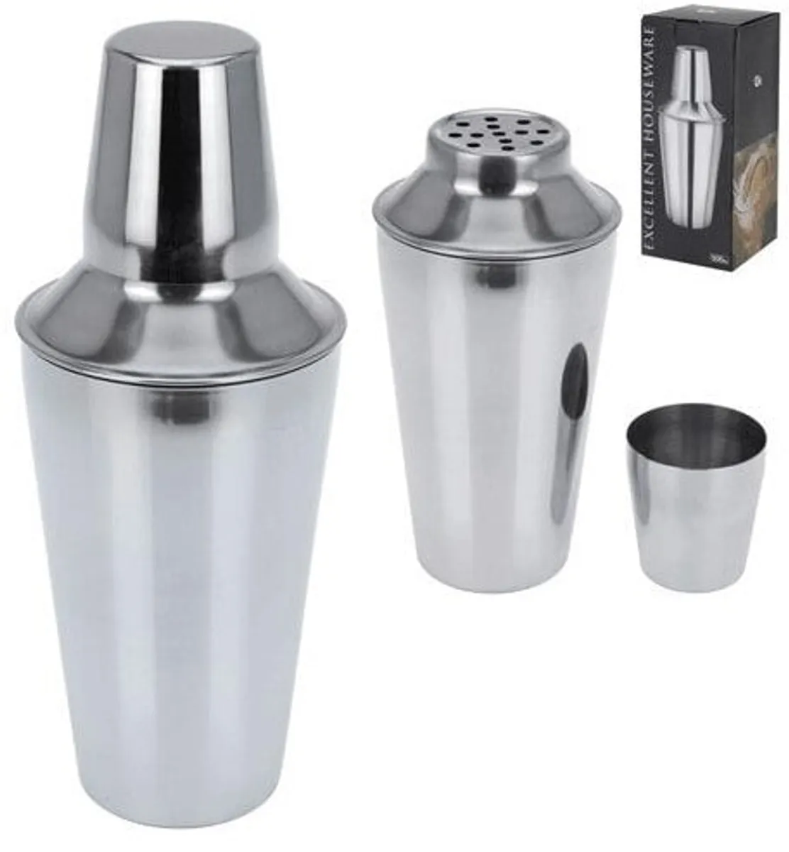 Cocktail Shaker 500ml Stål