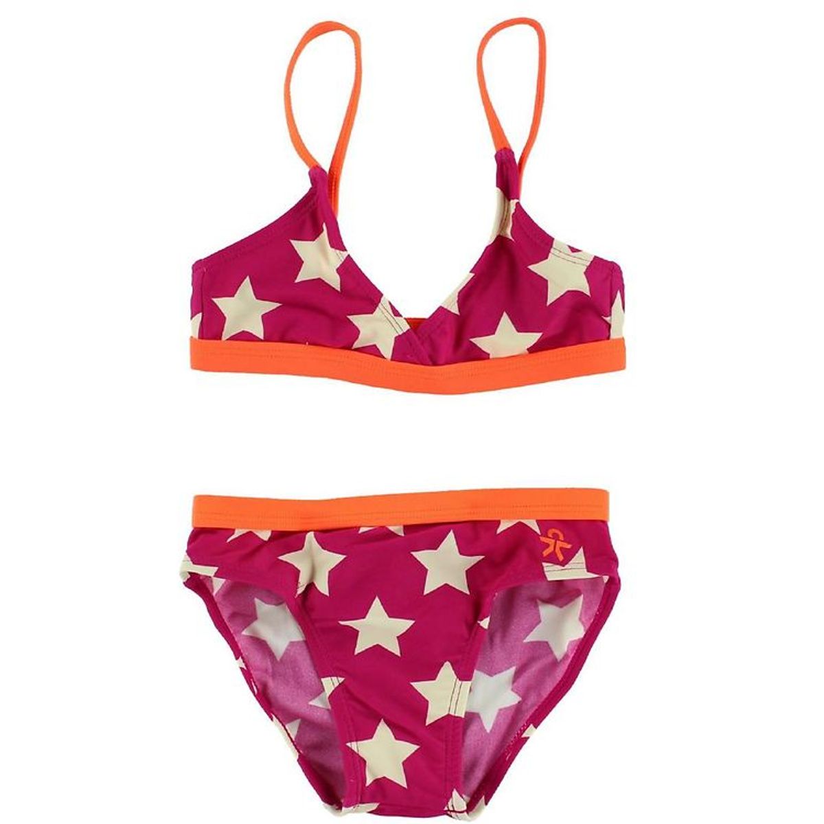 Color Kids Bikini - Pink/Orange m. Stjerner