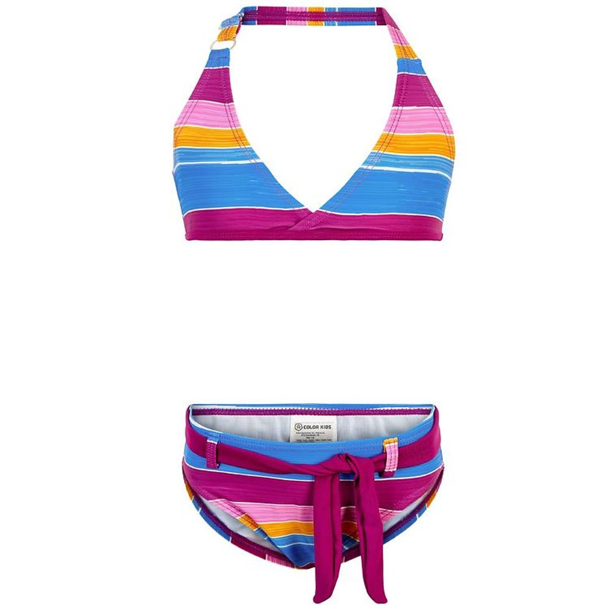 Color Kids Bikini - Tippe - Berry m. Striber