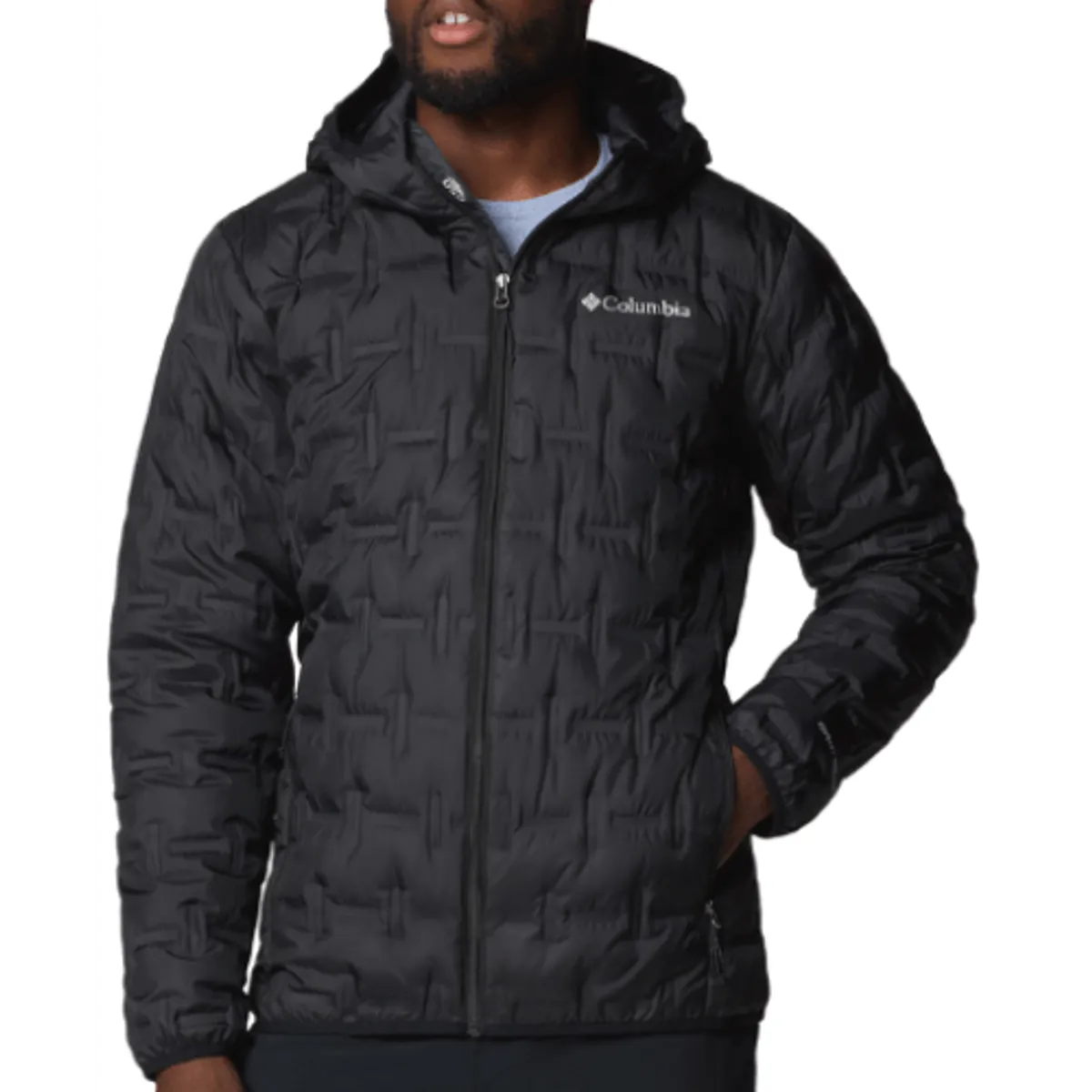 Columbia Delta Ridgeâ¢ II Down Hooded Jakke Black