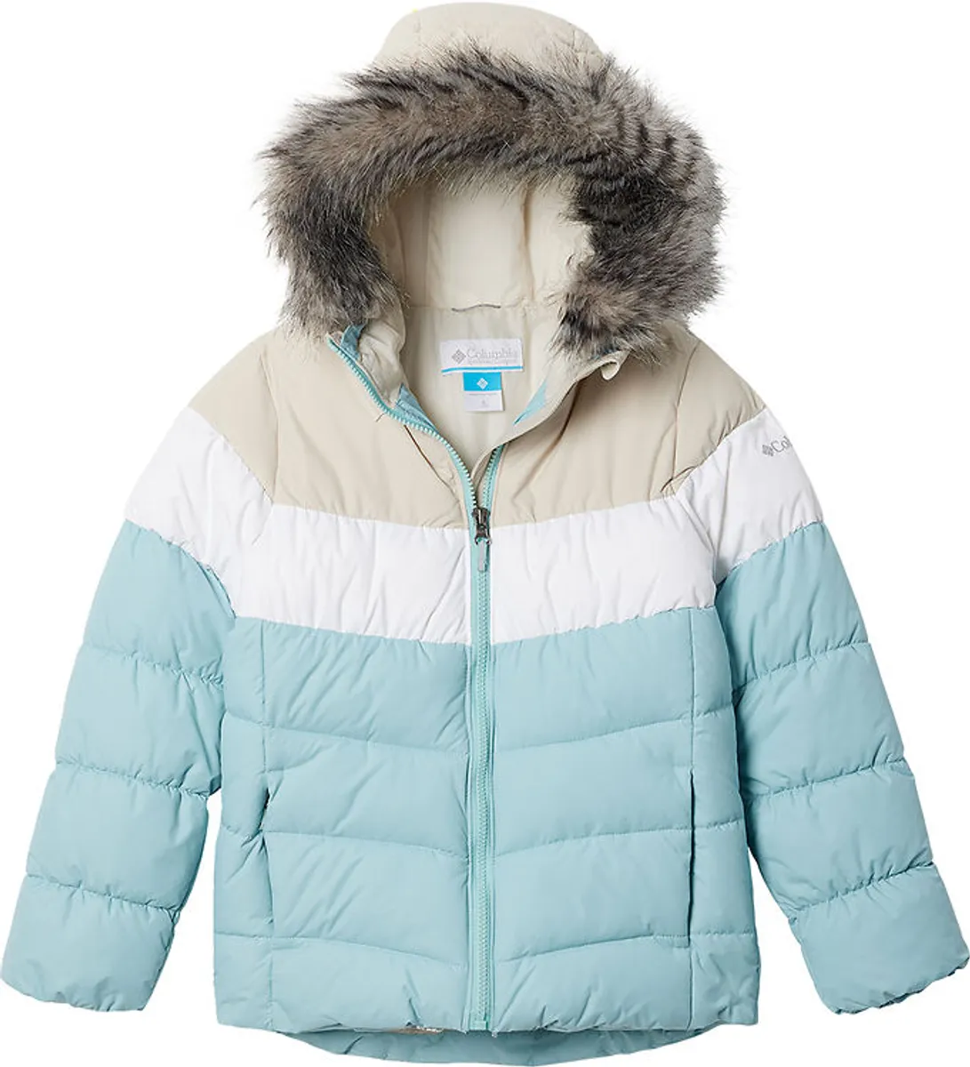 Columbia Dynejakke - Arctic Blast II - Beige/Hvid/Blå