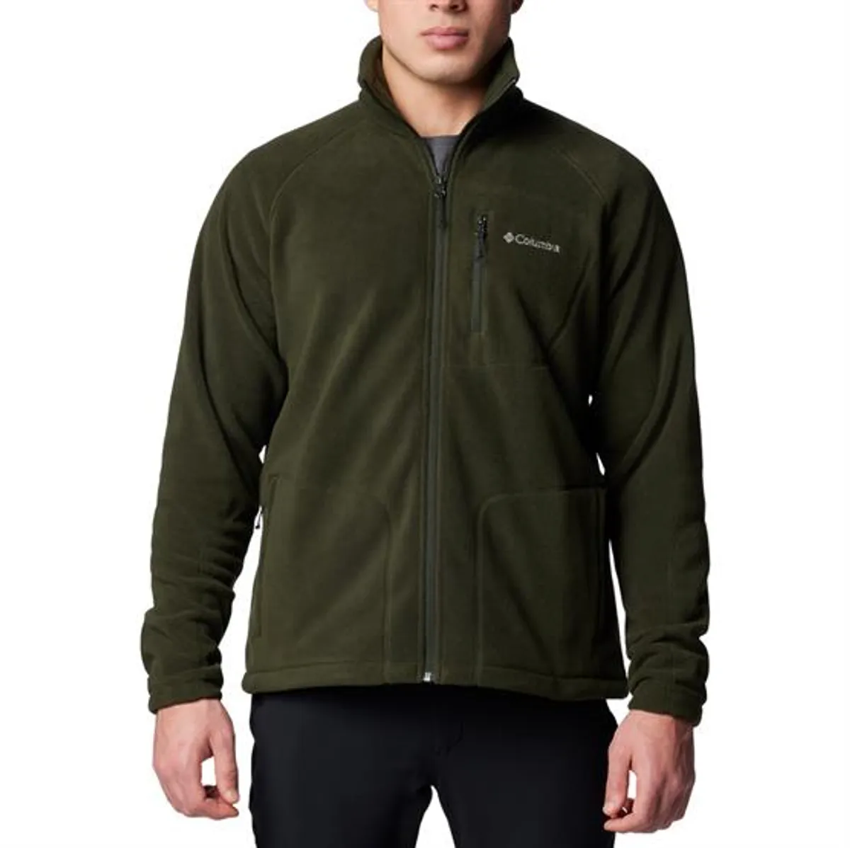 Columbia Fast Trek II Full Zip Fleece Mens, Greenscape