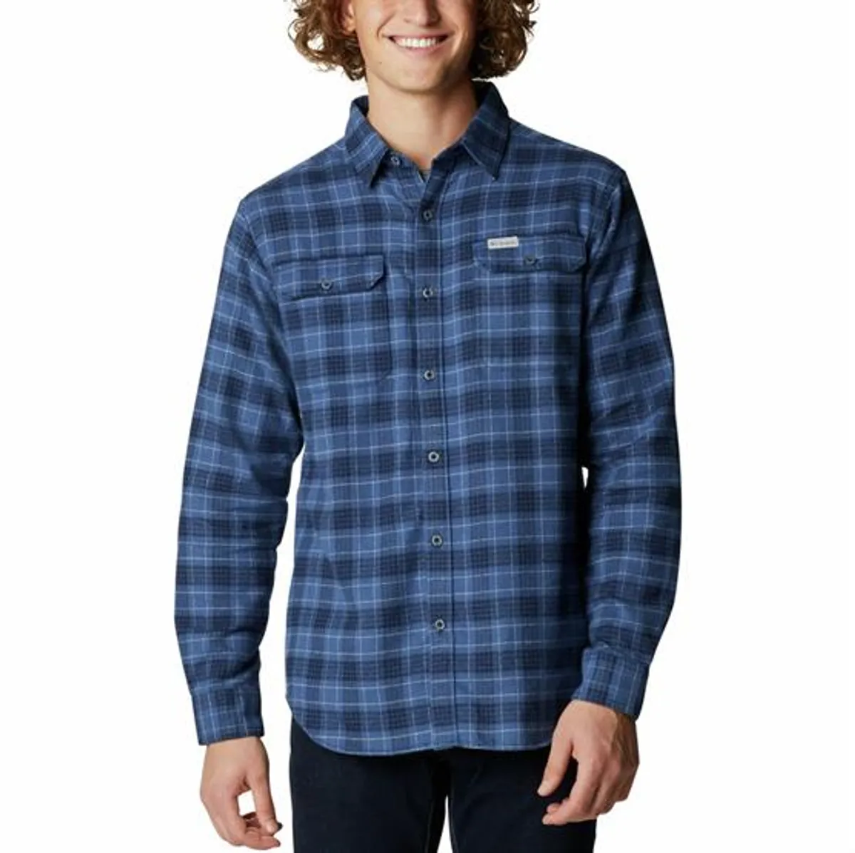 Columbia Flare Gun Utility L/S Shirt Mens, Night Tide Tart