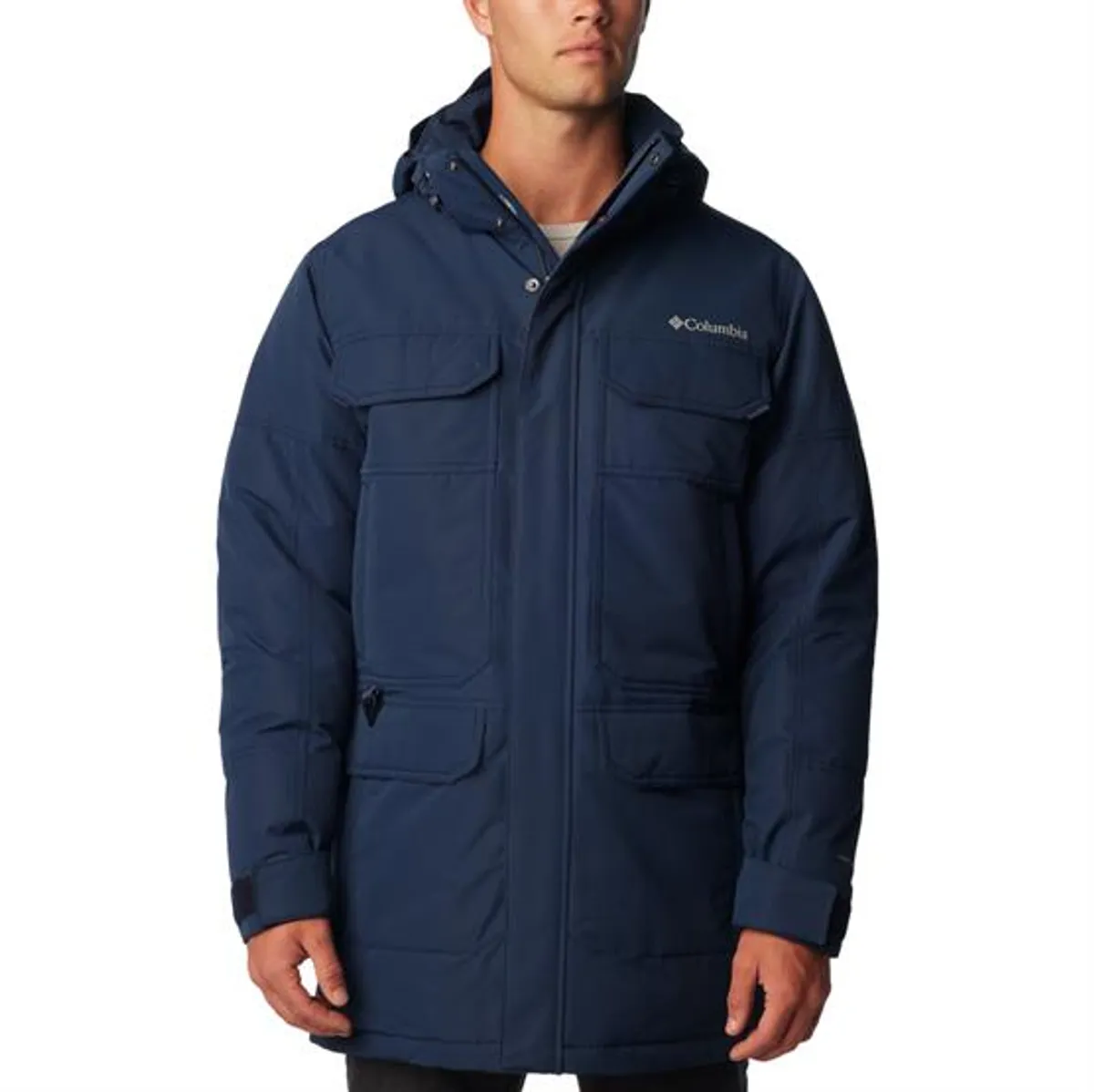 Columbia Landroamer Down Parka Mens, Collegiate Navy