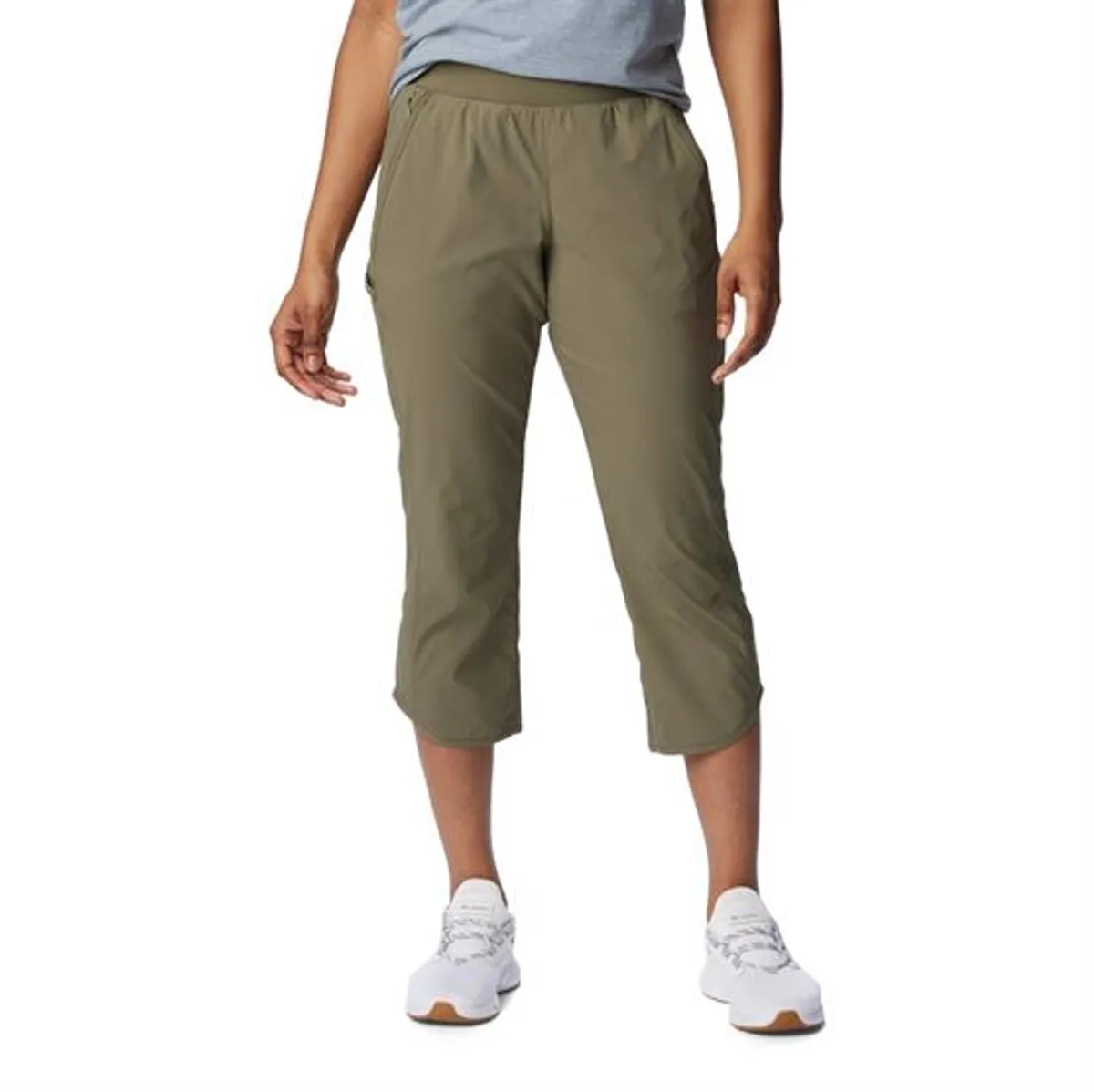 Columbia Leslie Falls Capri Womens, Stone Green