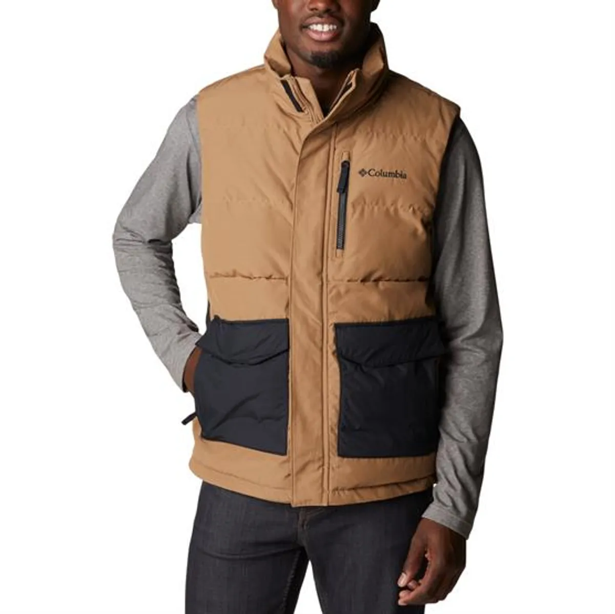 Columbia Marquam Peak Fusion Vest Mens, Delta / Black