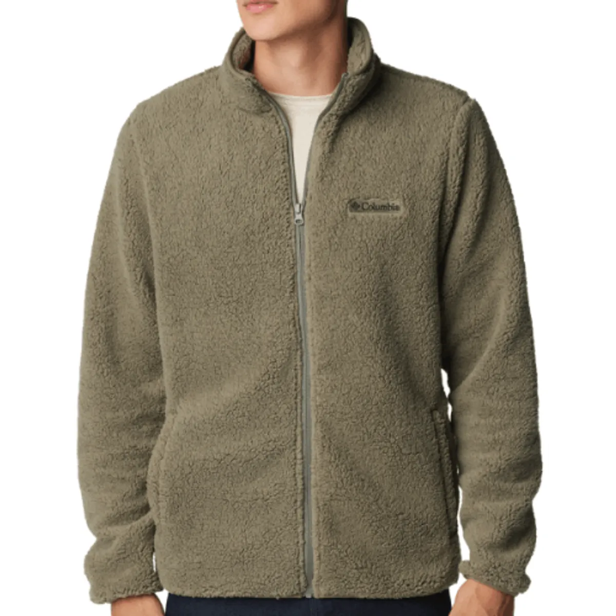 Columbia Rugged Ridgeâ¢ III Sherpa Full Zip Stone Green