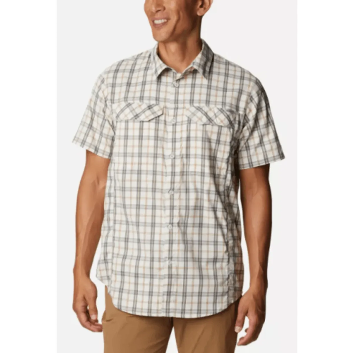 Columbia Silver Ridge Lite Plaidâ¢ SS Skjorte Chalk Switchback Madras