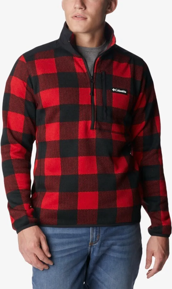 Columbia - Sweater Weather II Printed Half-Zip trøje (Mountain Red) - 2XL