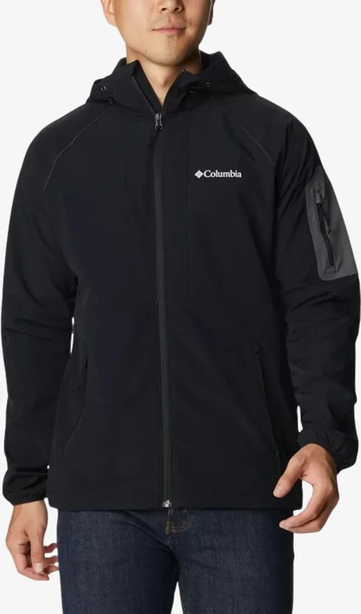 Columbia - Tall Heights softshelljakke m. hætte (Sort) - 2XL