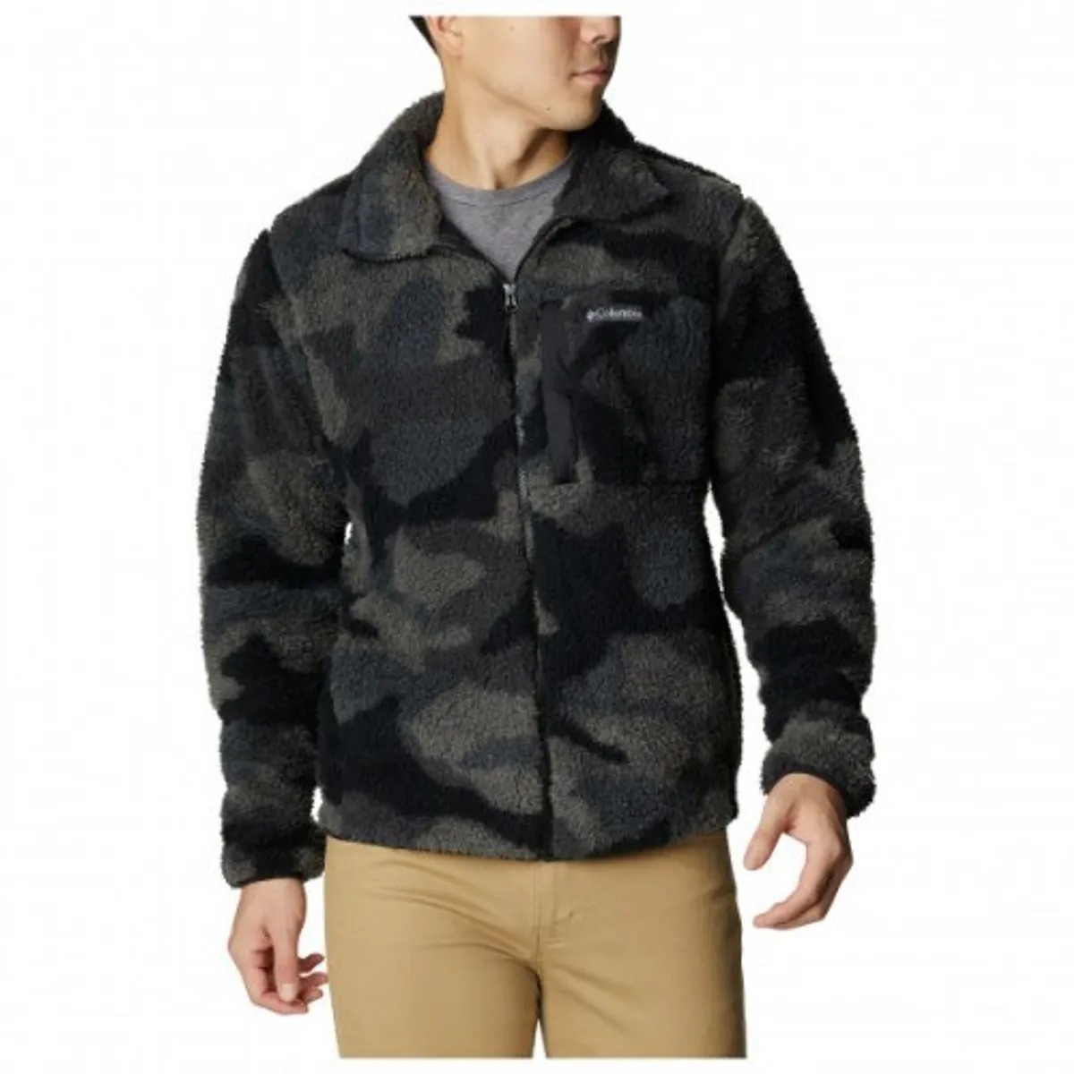 Columbia Winter Passâ¢ Print Full Zip Black Mod Camo