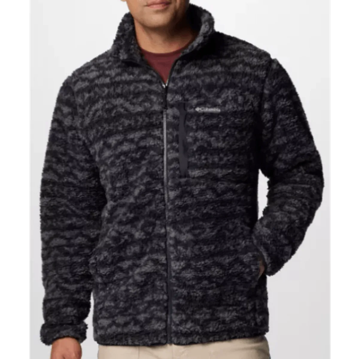 Columbia Winter Passâ¢ Printed Fleece II Shark Madras Tonal