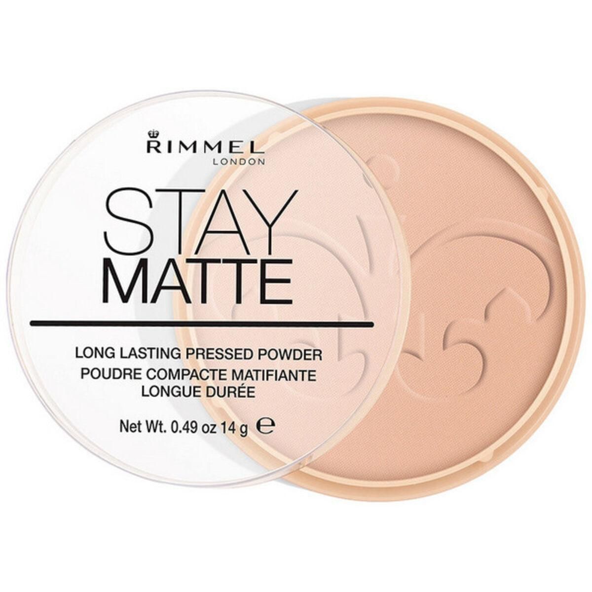 Compact Powders Stay Matte Rimmel London 005 - silky beige 14 g