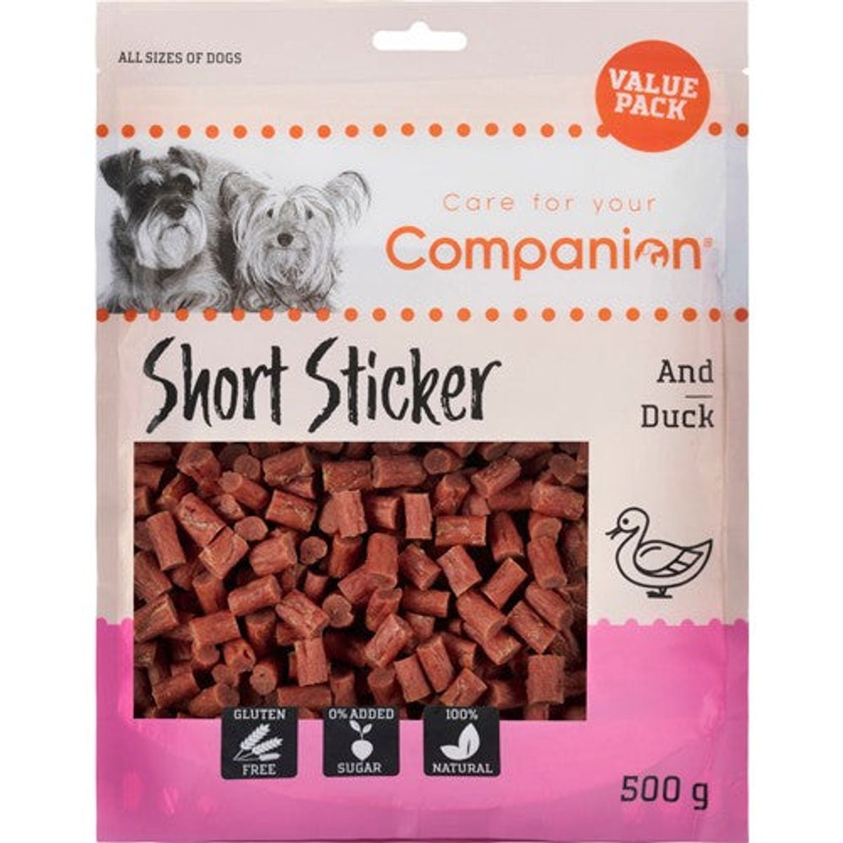 Companion Short Duck Sticker 500g