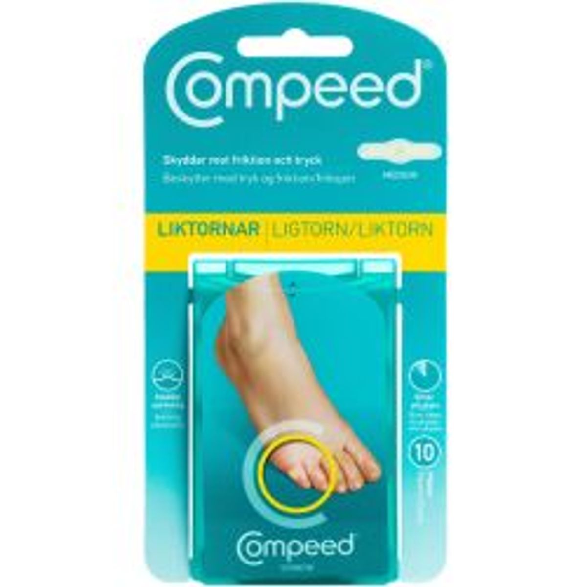 COMPEED Ligtorn medium 10 stk - Plaster