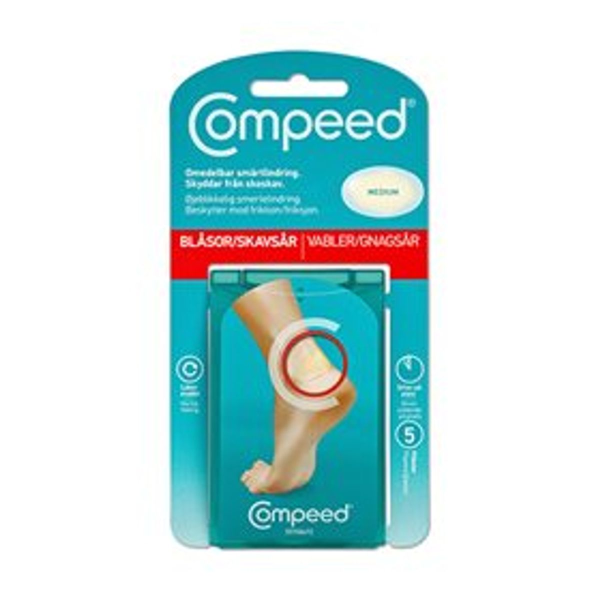 Compeed vabel plaster medium 5 stk