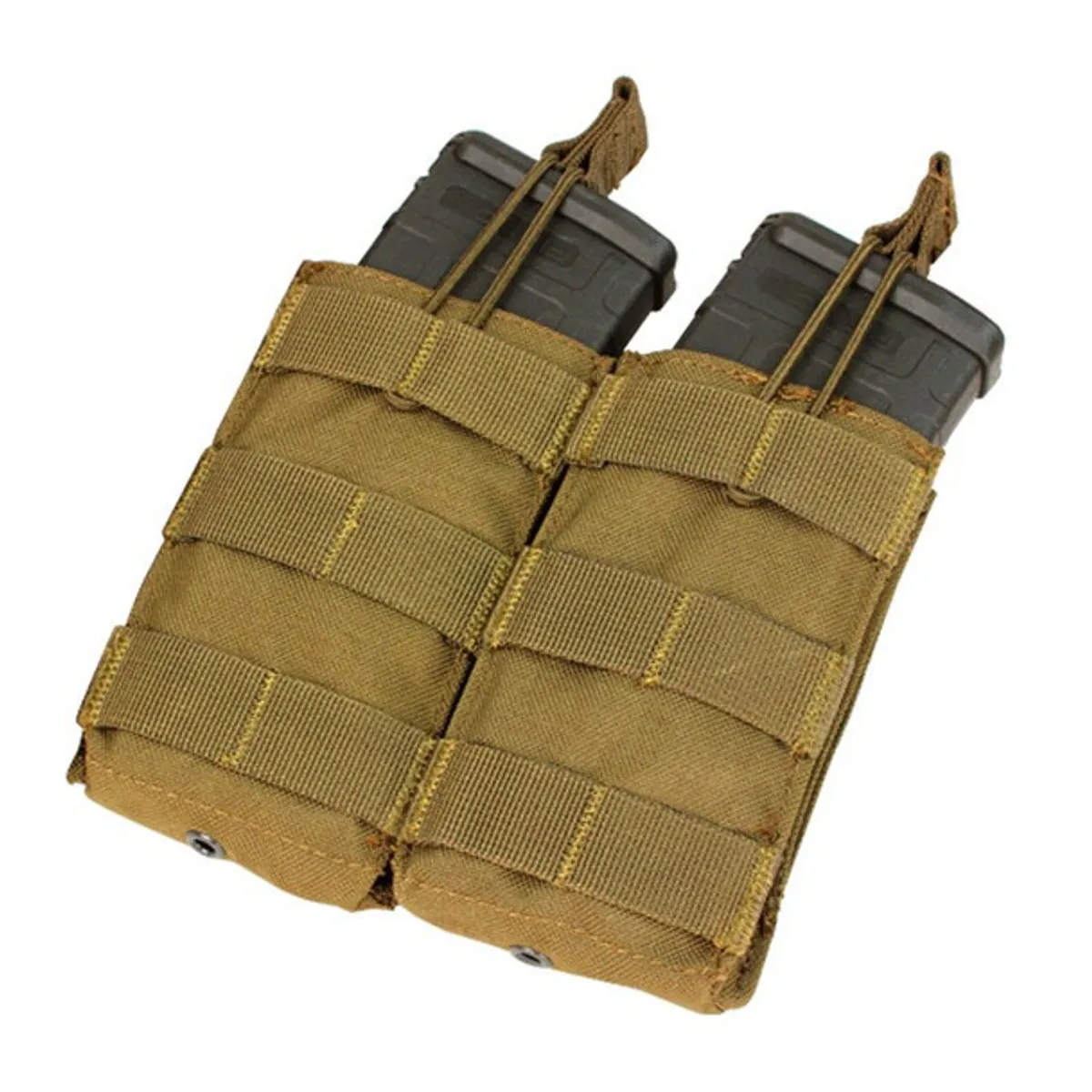 Condor M4 Double Open-Top Mag Pouch Coyote