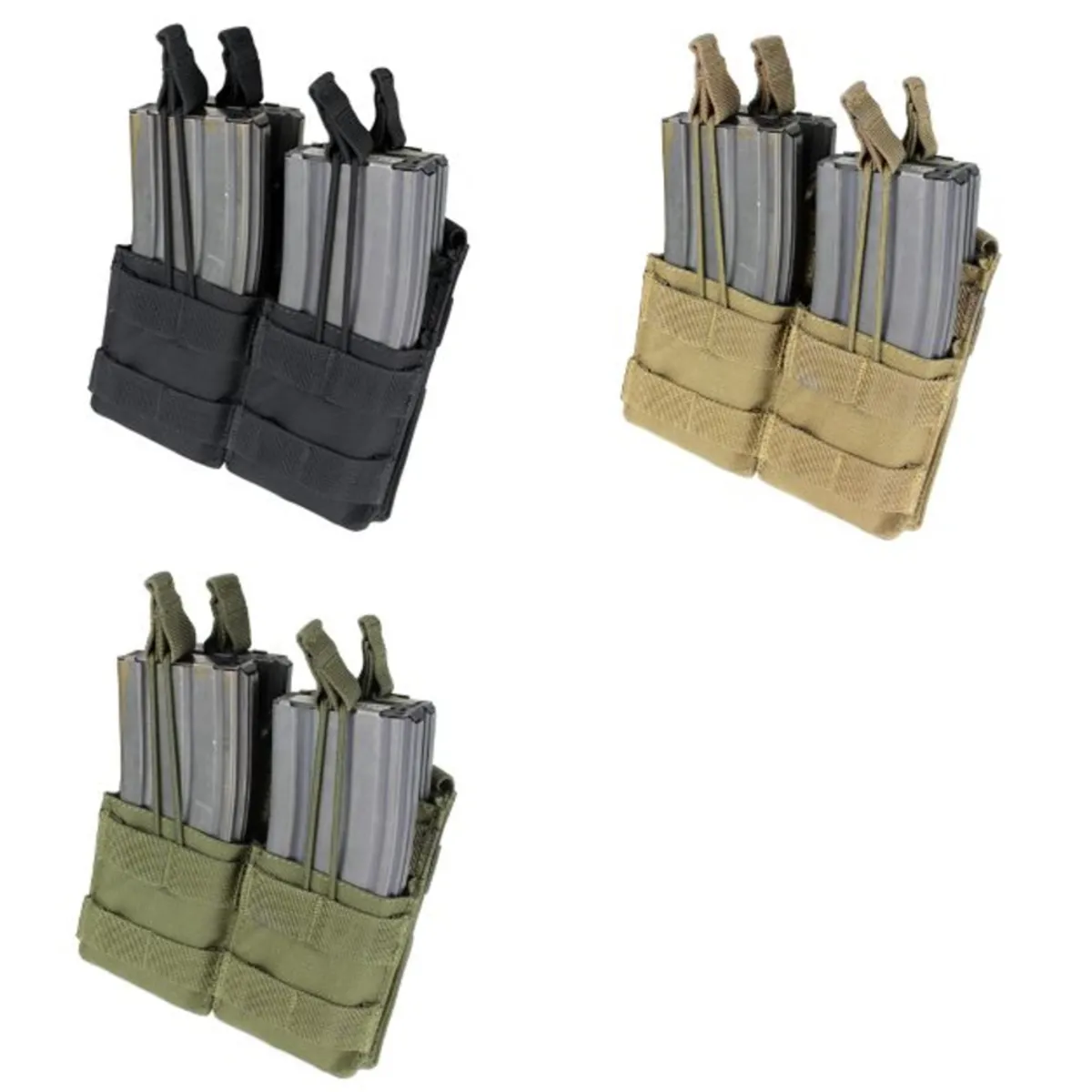 Condor M4 Double Stacker Mag Pouch Black