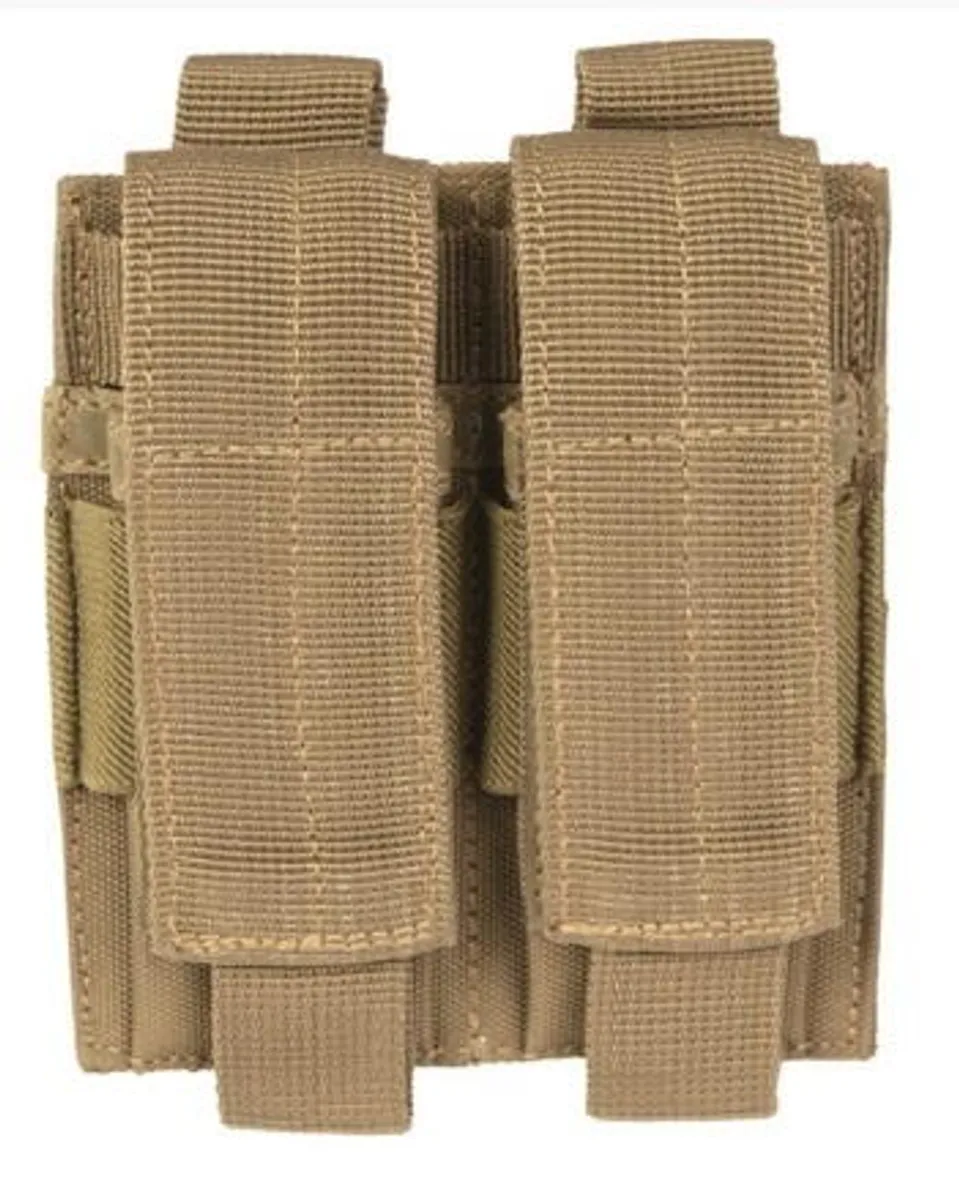 Condor Pistol Double Mag Pouch Coyote