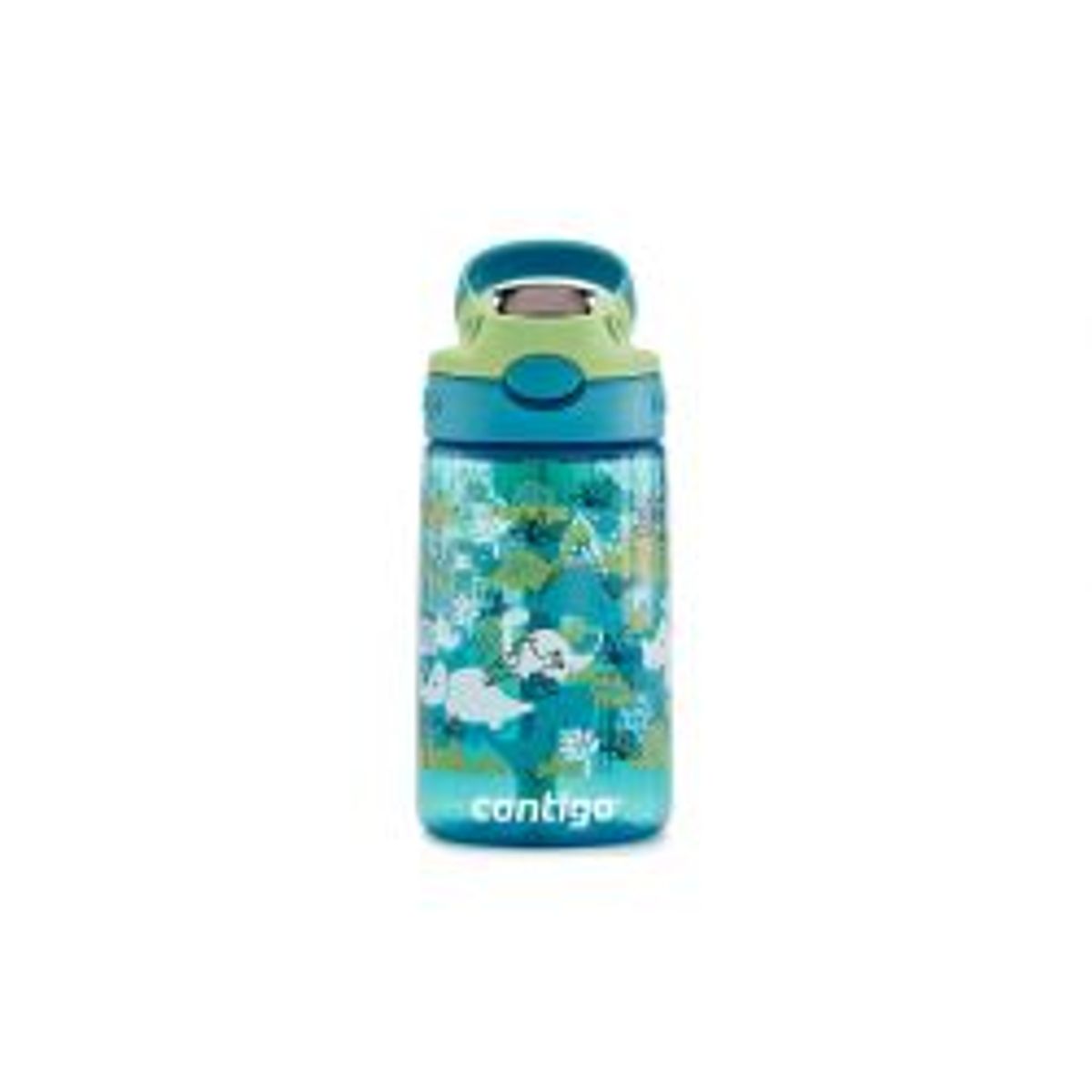 Contigo Easy Clean Green Dino Body, 420ml - AUTOSPOUT - Drikkeflaske