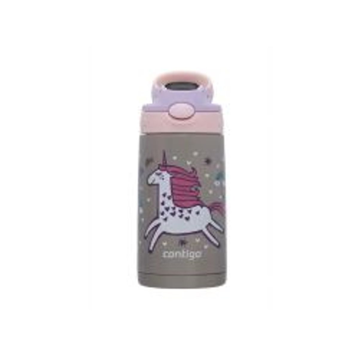 Contigo Easy Clean Strawberry unicorn, 380ml - AUTOSPOUT - Drikkeflaske