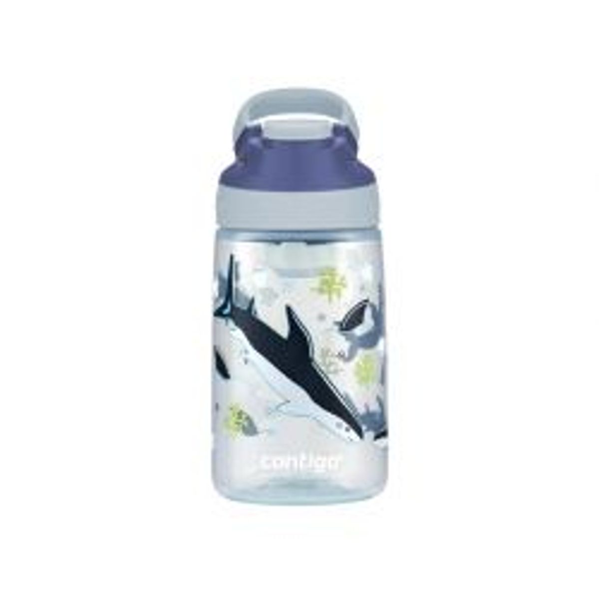 Contigo Gizmo Sip Macaroon sharks, 420ml - AUTOSEAL - Drikkeflaske