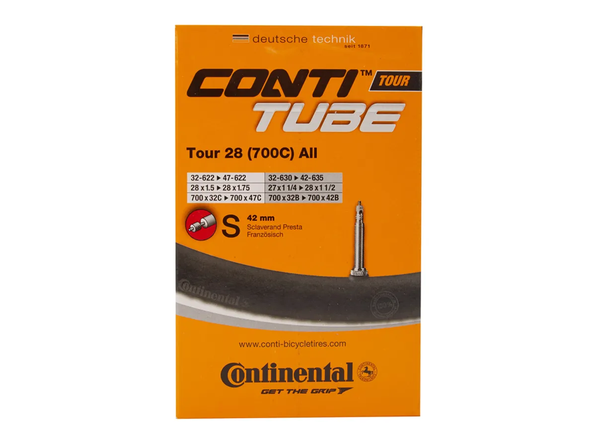 Continental Tour 28 All - Cykelslange - Str 700x32-47c - 28" x 1,75-2.0 - Racerventil 42mm