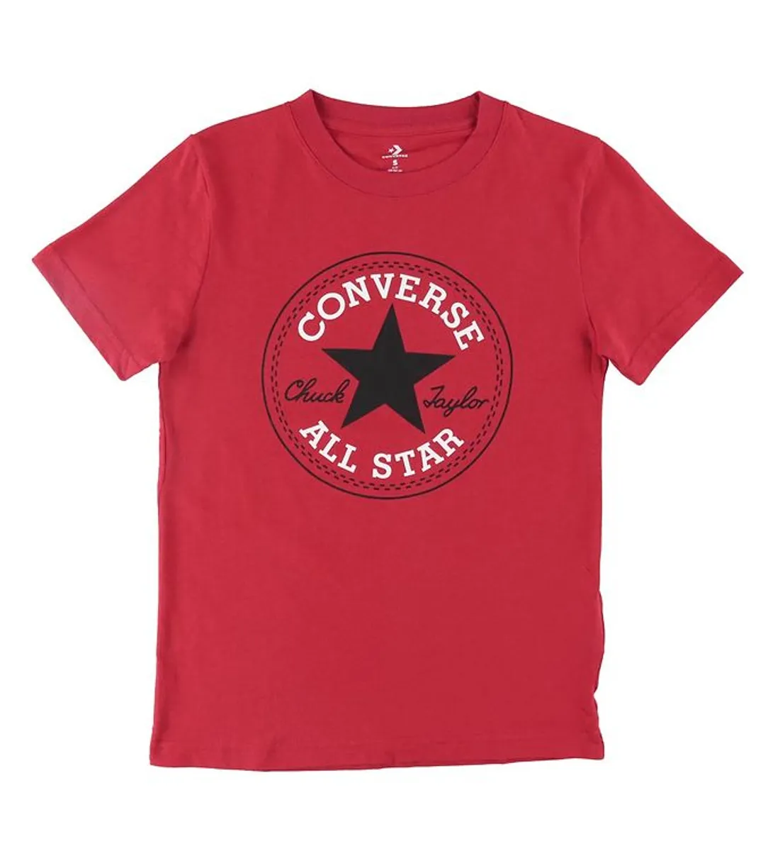 Converse T-shirt - Enamel Red m. Logo